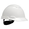 3M™ Hard Hat with Uvicator H-701R-UV, White, 4-Point Ratchet Suspension #70071614310